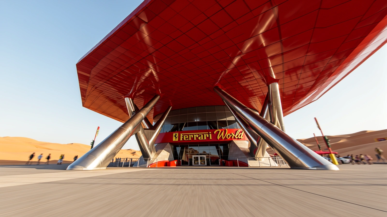 Ferrari World Abu Dhabi Architecture