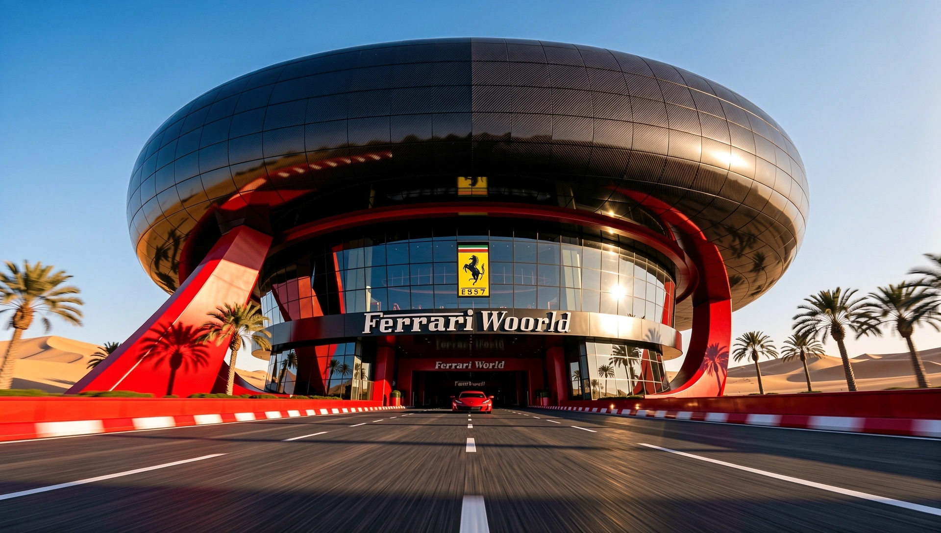 Ferrari World Abu Dhabi Architecture
